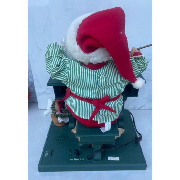 VTG Santa Workshop Holiday Creations Christmas Musical Lighted Santa Claus 16" - Picture 6 of 16
